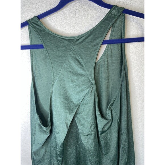 Lululemon Align Racerback Tank Top Athletic Criss Cross 12 Green Soft Gym - Picture 3 of 6